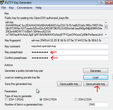 putty generate key Connect from Computing Windows Yale Research for  Center