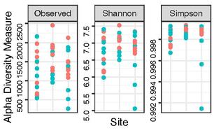 Microbial diversity across three dryland sites